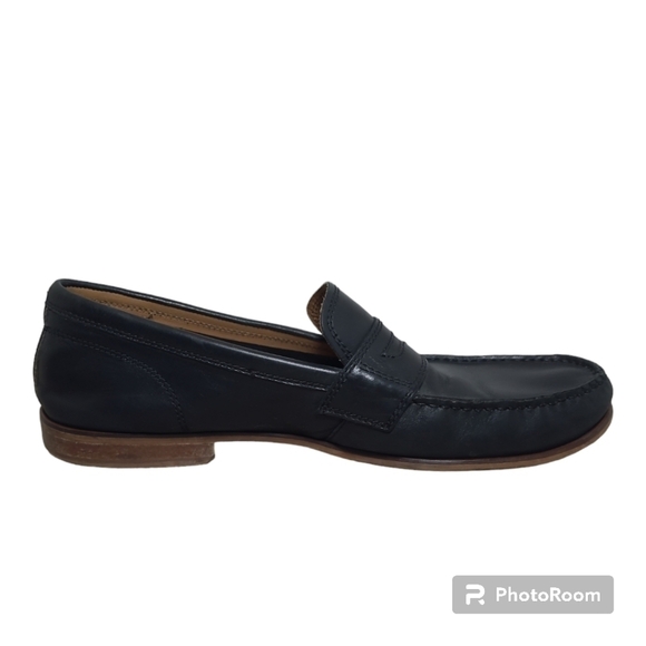 Cole Haan Matt Black Leather Penny Loafers Size Men's 10 M C21294 - Picture 7 of 14